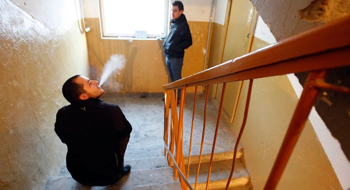 Fumar no corredor