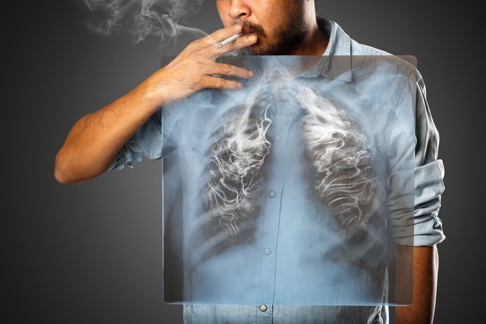 Fumar ten un efecto adverso sobre o corpo humano