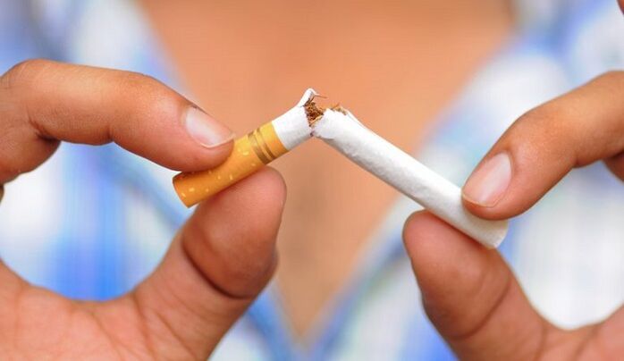 deixe de fumar cigarros